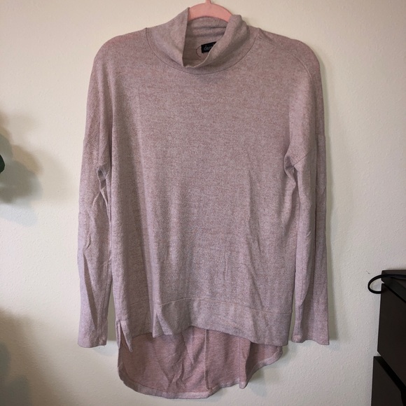 Target Oversized Pink Mock Neck Sweater 